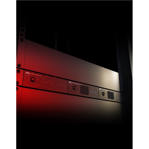 NAD CI Products in Rack - CI S2, CI SA2-120, CI PA4-60